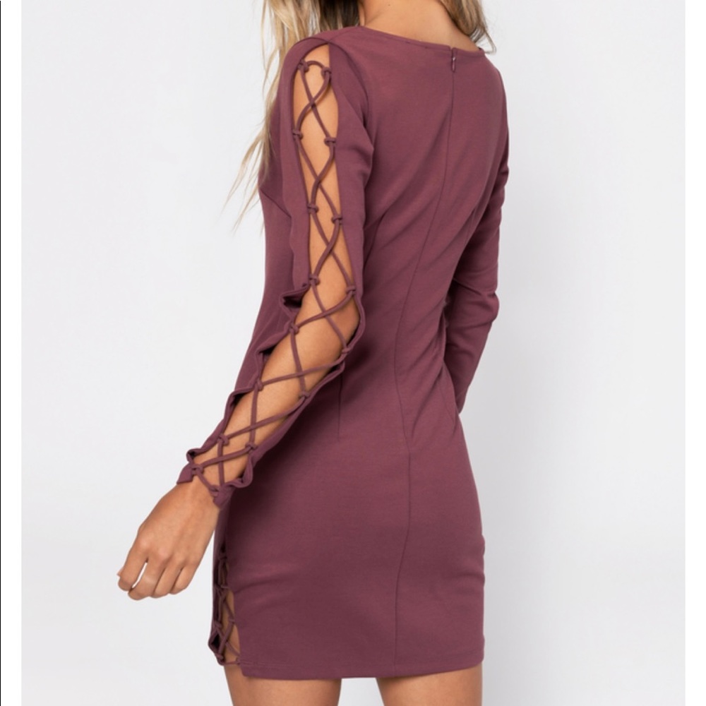 Tobi Maroon colored dress NWT